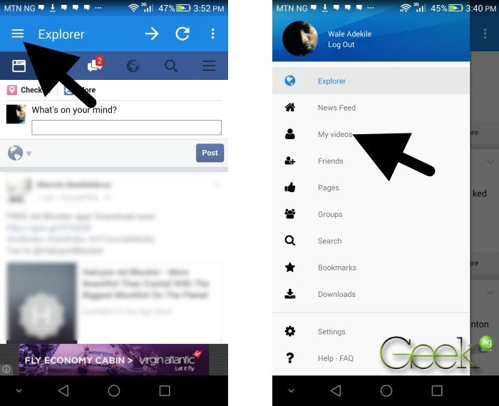 download facebook videos with 3rd party app