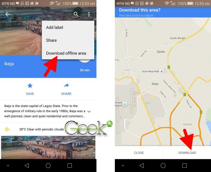 download offline map
