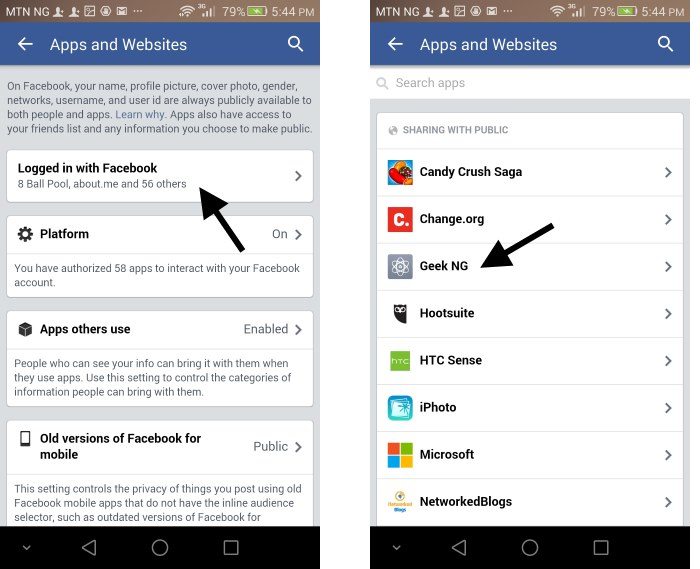 facebook apps