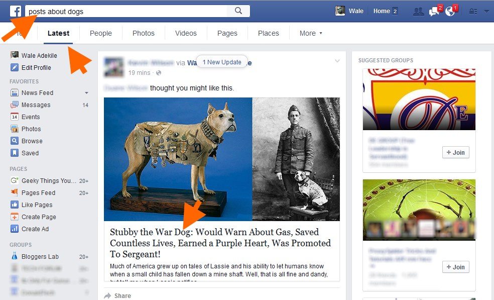 facebook graph search