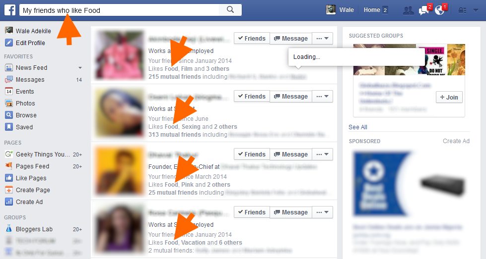 open graph search