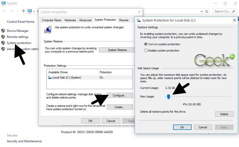 free up disk space