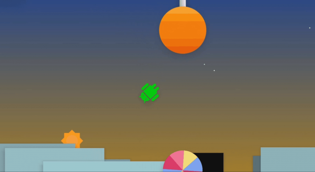 android lollipop hidden game ..