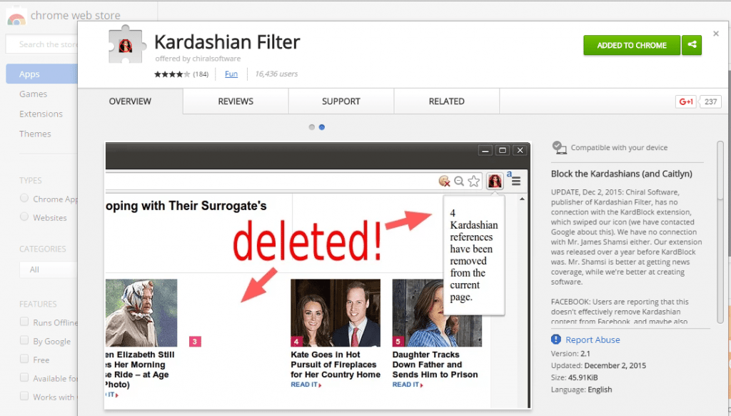 kardashian filter