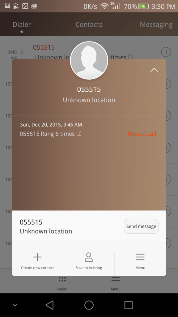 mtn spam call