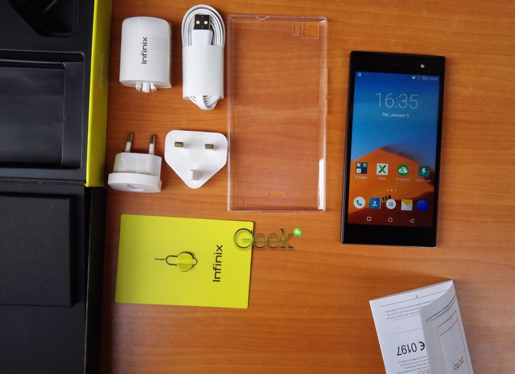 infinix zero 3 box content