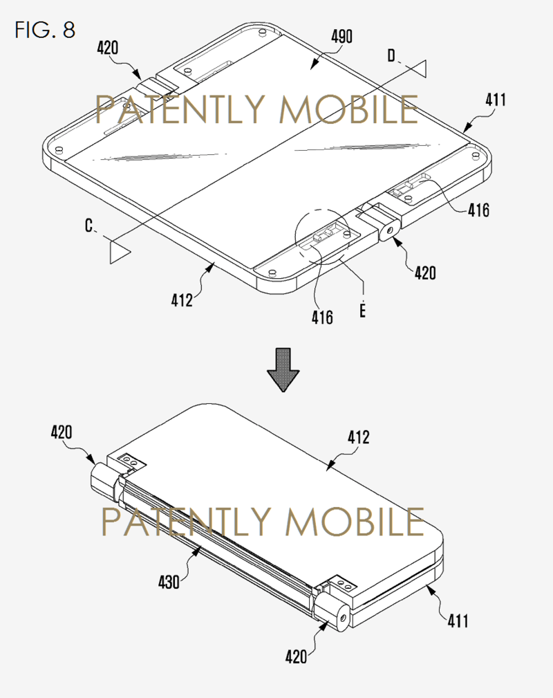 samsung foldable display patent
