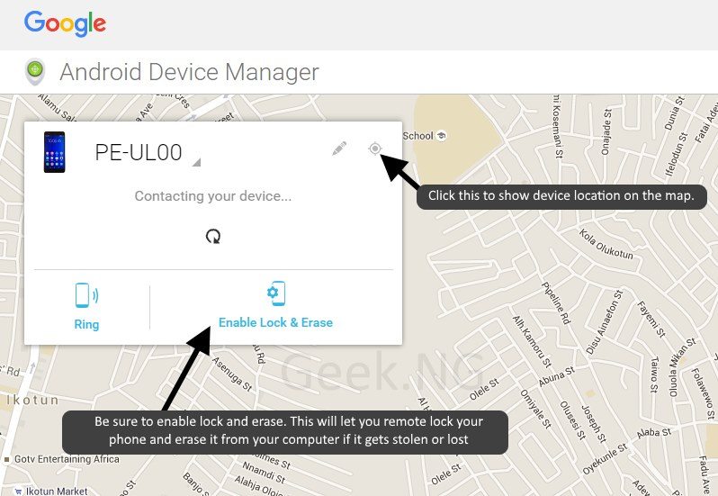 android device manager..
