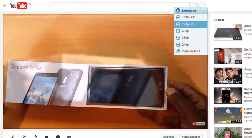 download youtube video