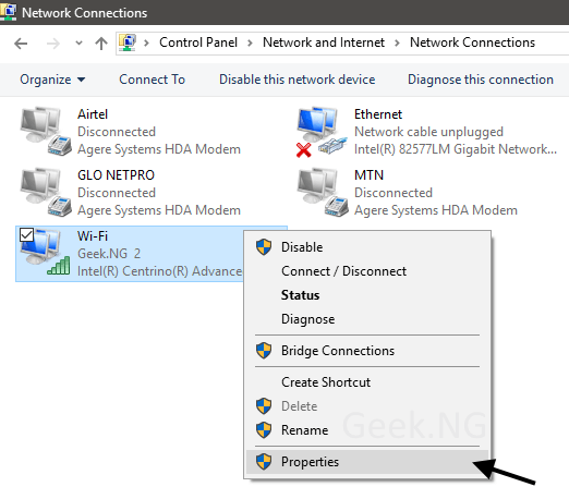 network connections