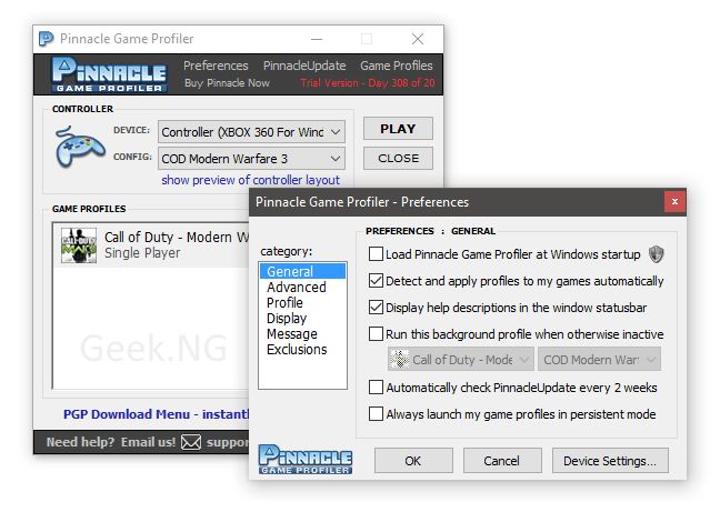 pinnacle game profiler serial pinnacle game profiler serial
