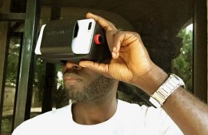 Homido VR headset demo