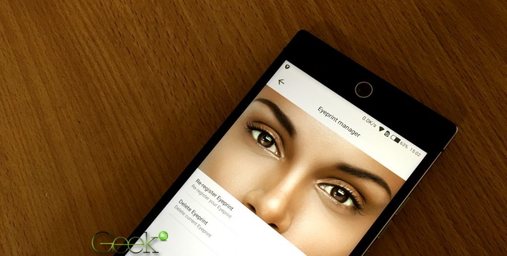 eyeprint manager on tecno camon c9