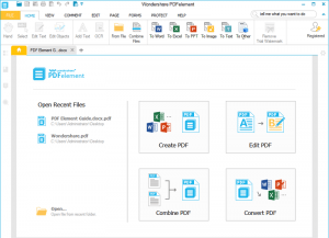 pdfelement UI