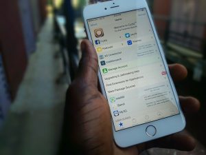 jailbroken iPhone 6s plus