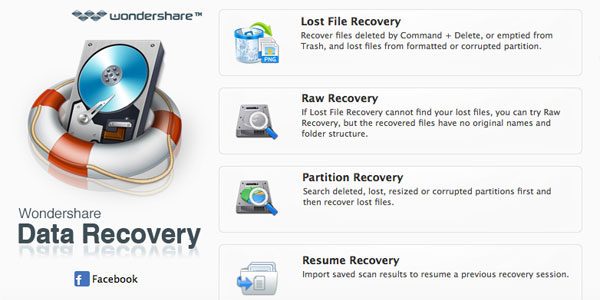 wondershare mac data recovery