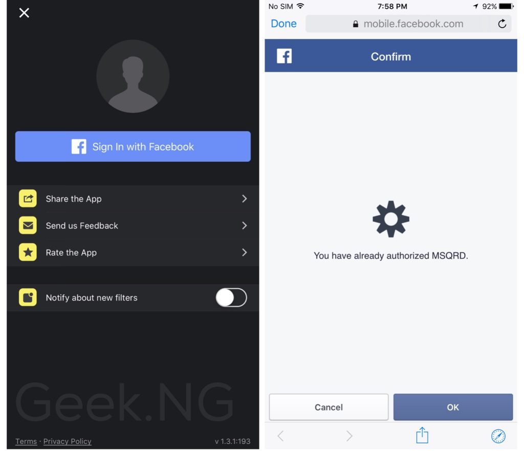 Facebook live video in unsupported country