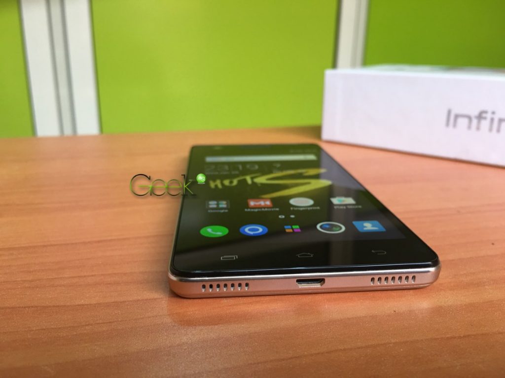 infinix hot s bottom