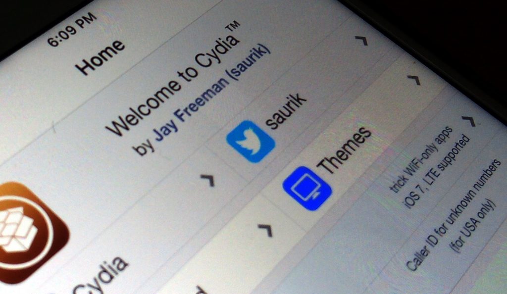 jailbroken iphone