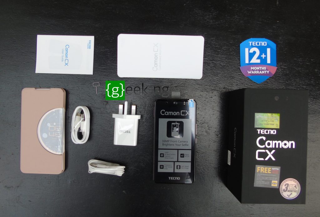 tecno camon cx unboxed