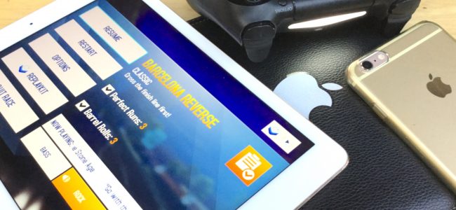 iPad with PS4 controller