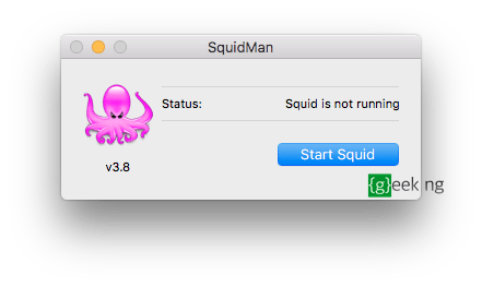 start squid proxy