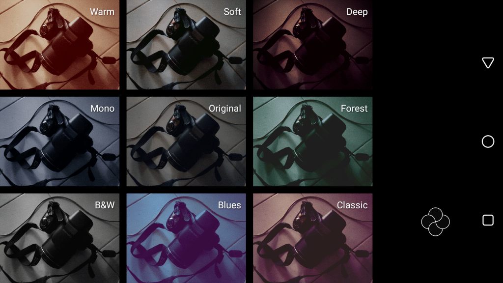 tecno camon cx live filters