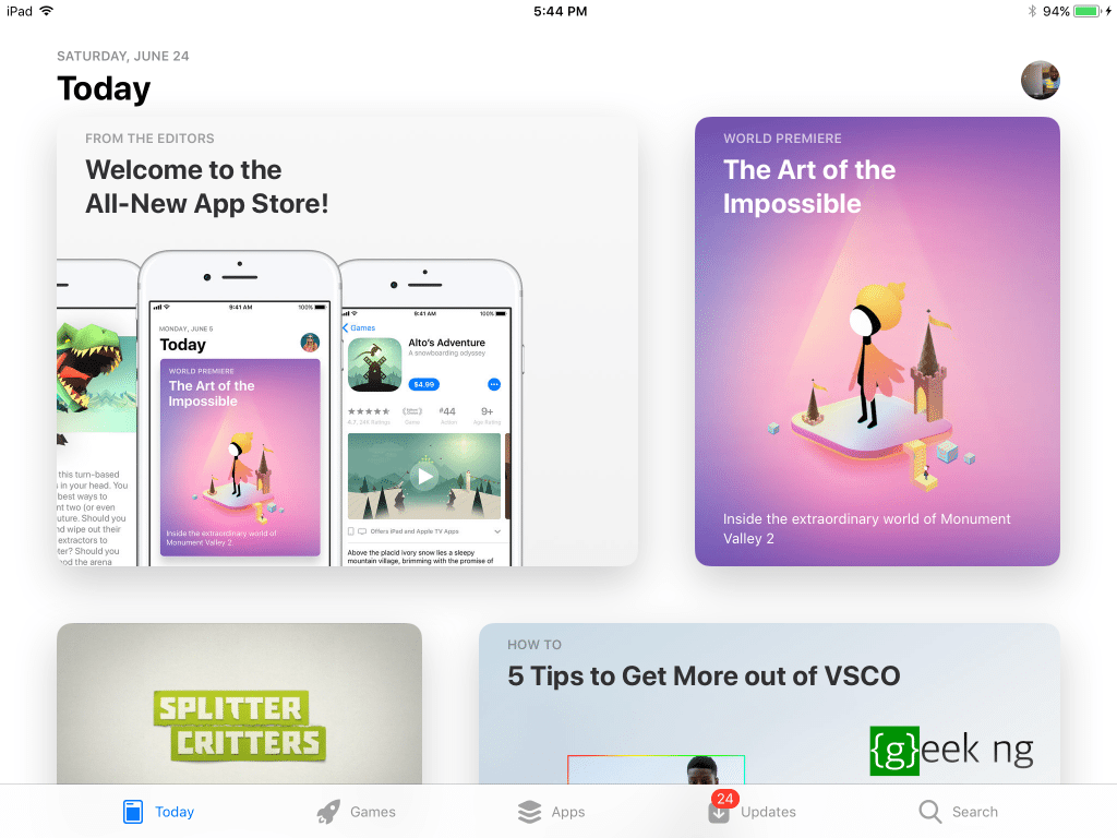ios 11 app store