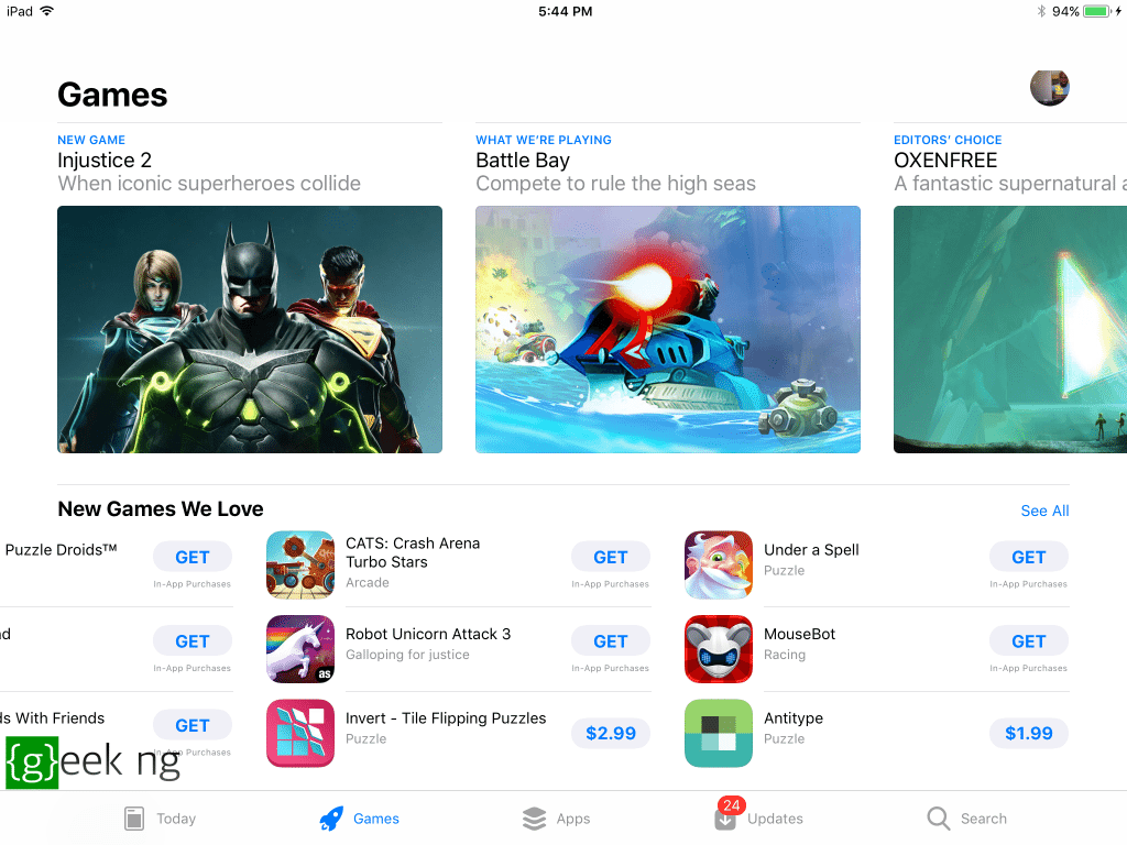 ios 11 app store