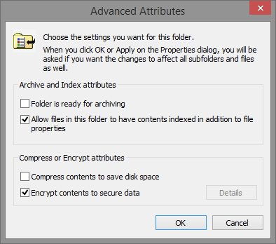 encryt single file or folder