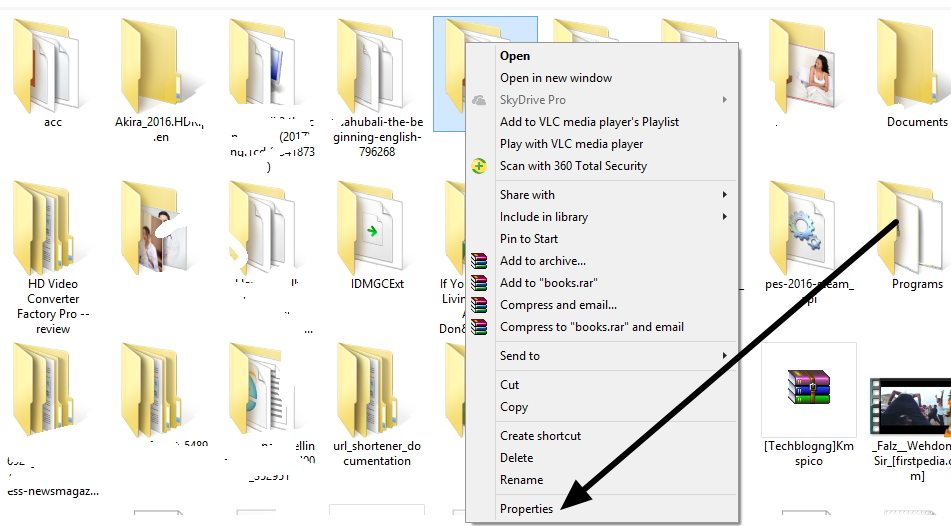 show file properties