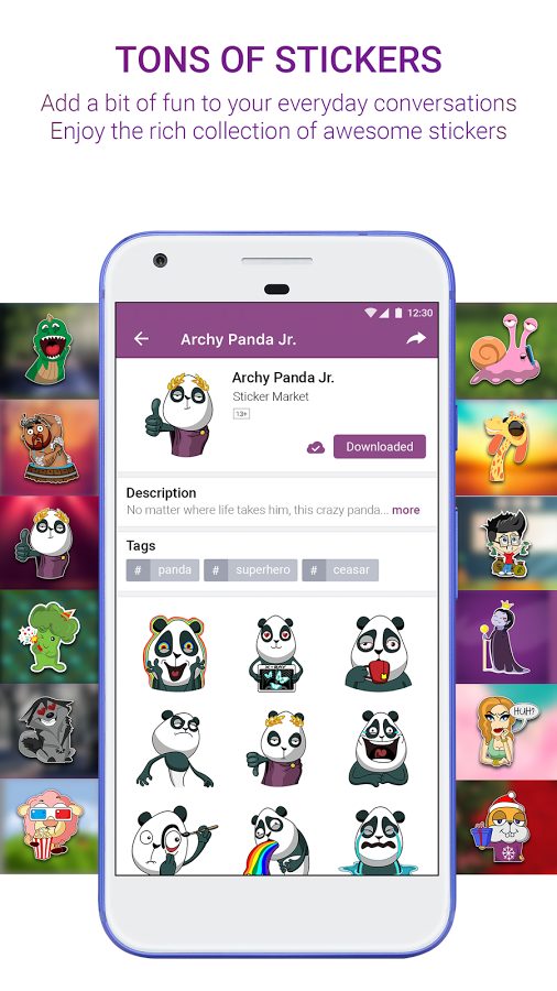 stickers and emojis