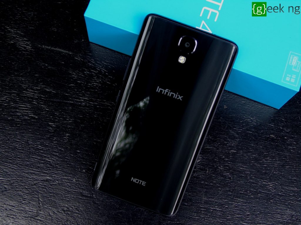 infinix Note 4 back