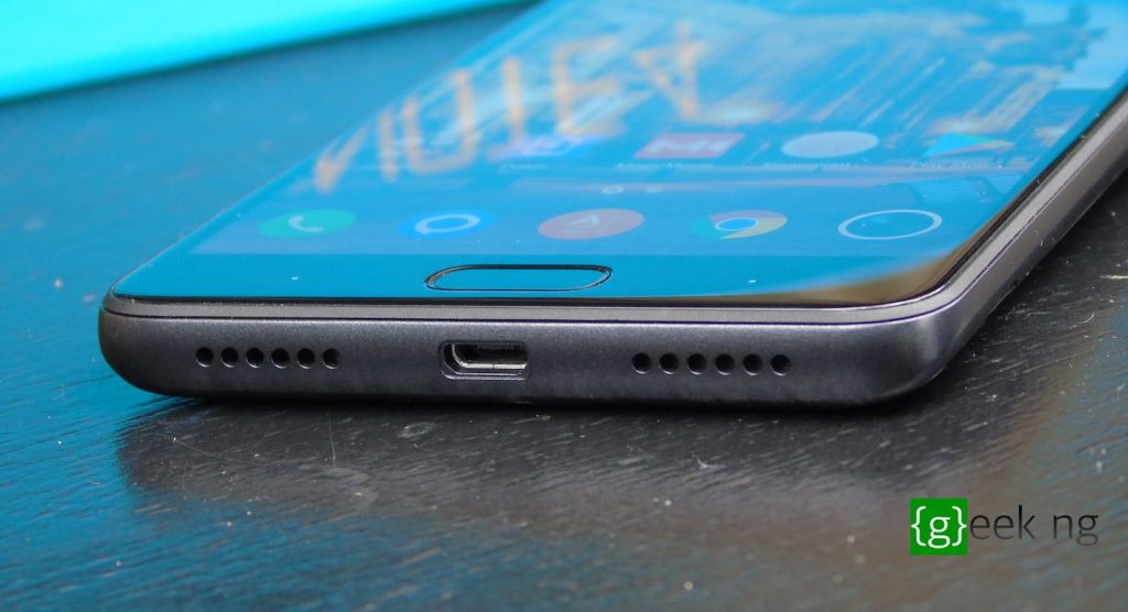 infinix note 4 bottom