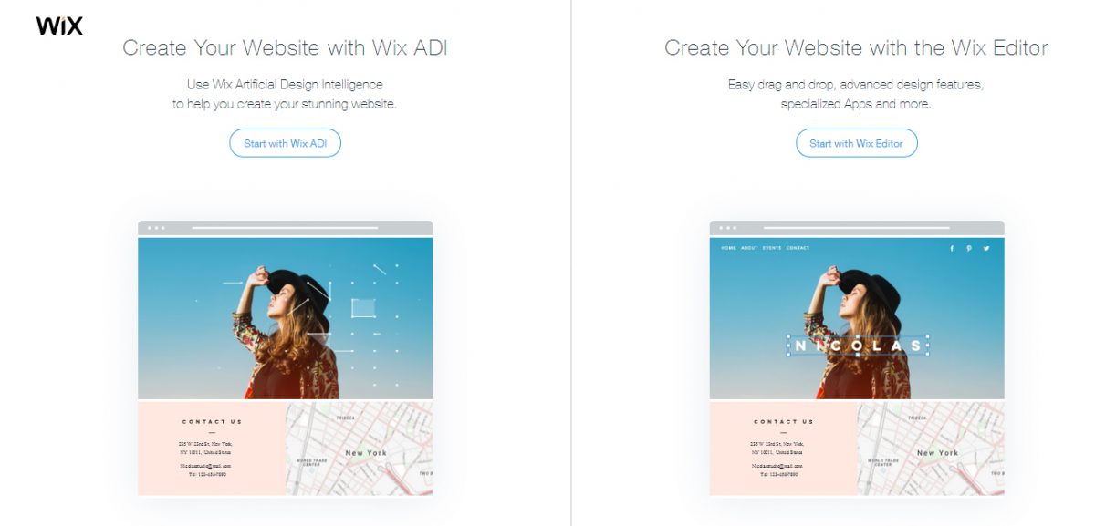 Wix Editor & Wix ADI