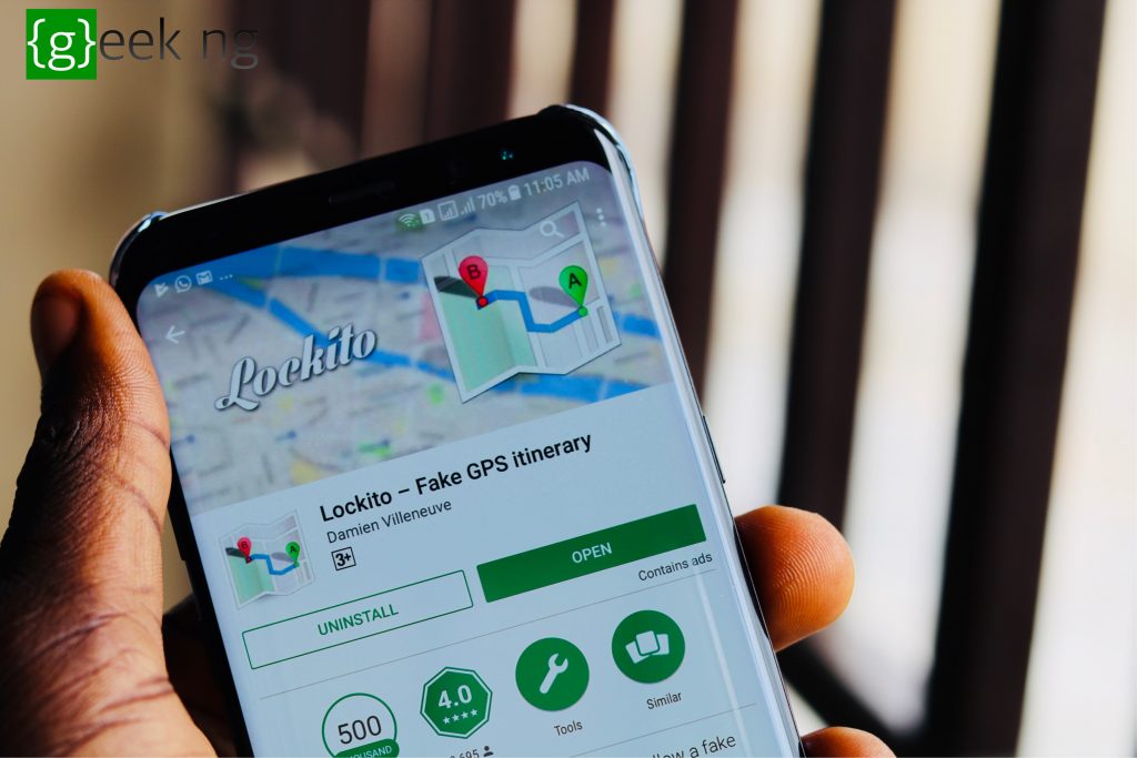 Lockito fake GPS app