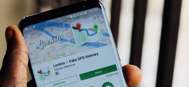 Lockito fake GPS app