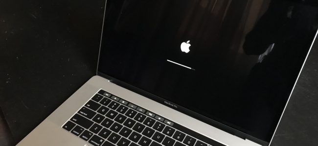 macbook pro 15 2017 booting