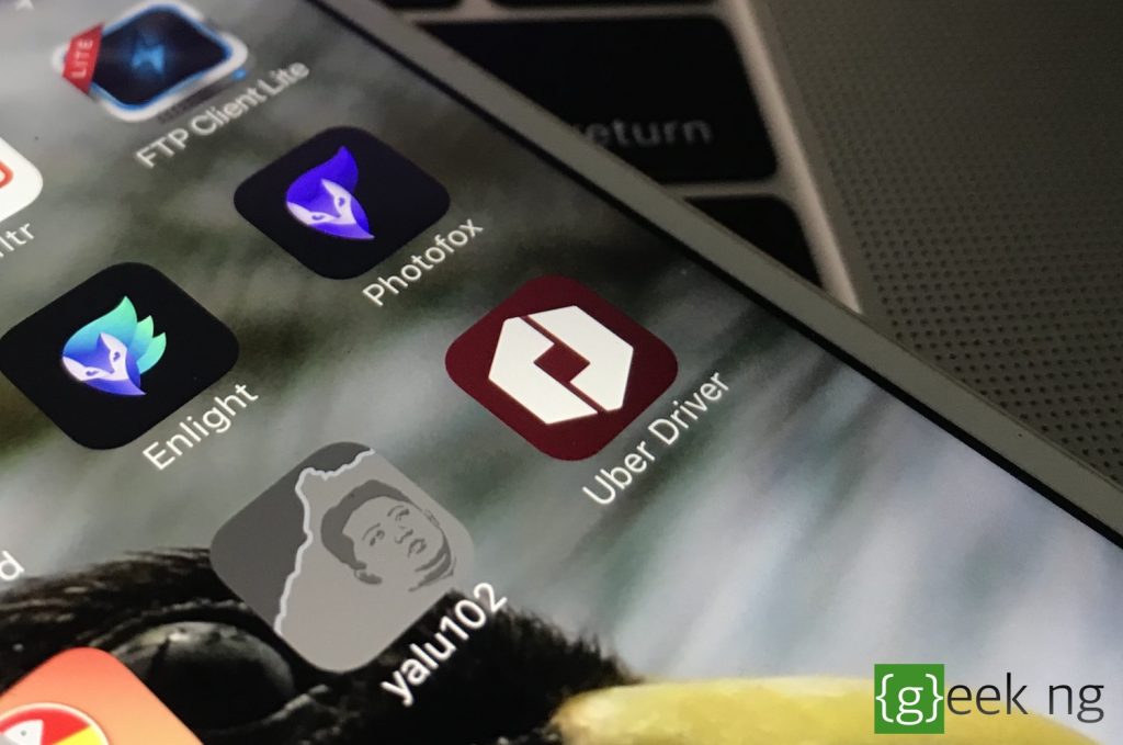 uber driver app on a jailbroken phone
