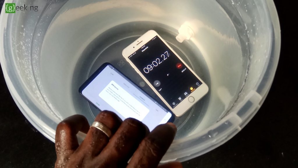 water resistance iphone 7 plus vs samsung galaxy s8+