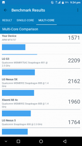 Vkworld Mix Plus Geekbench multi core