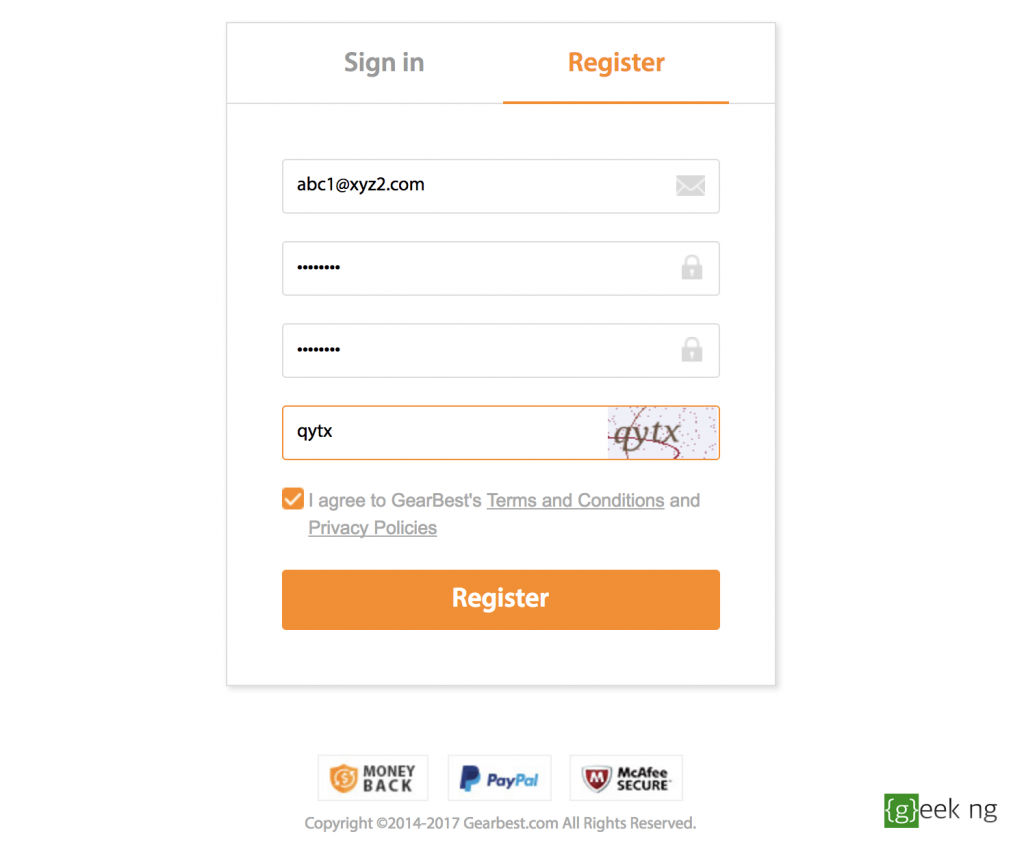register
