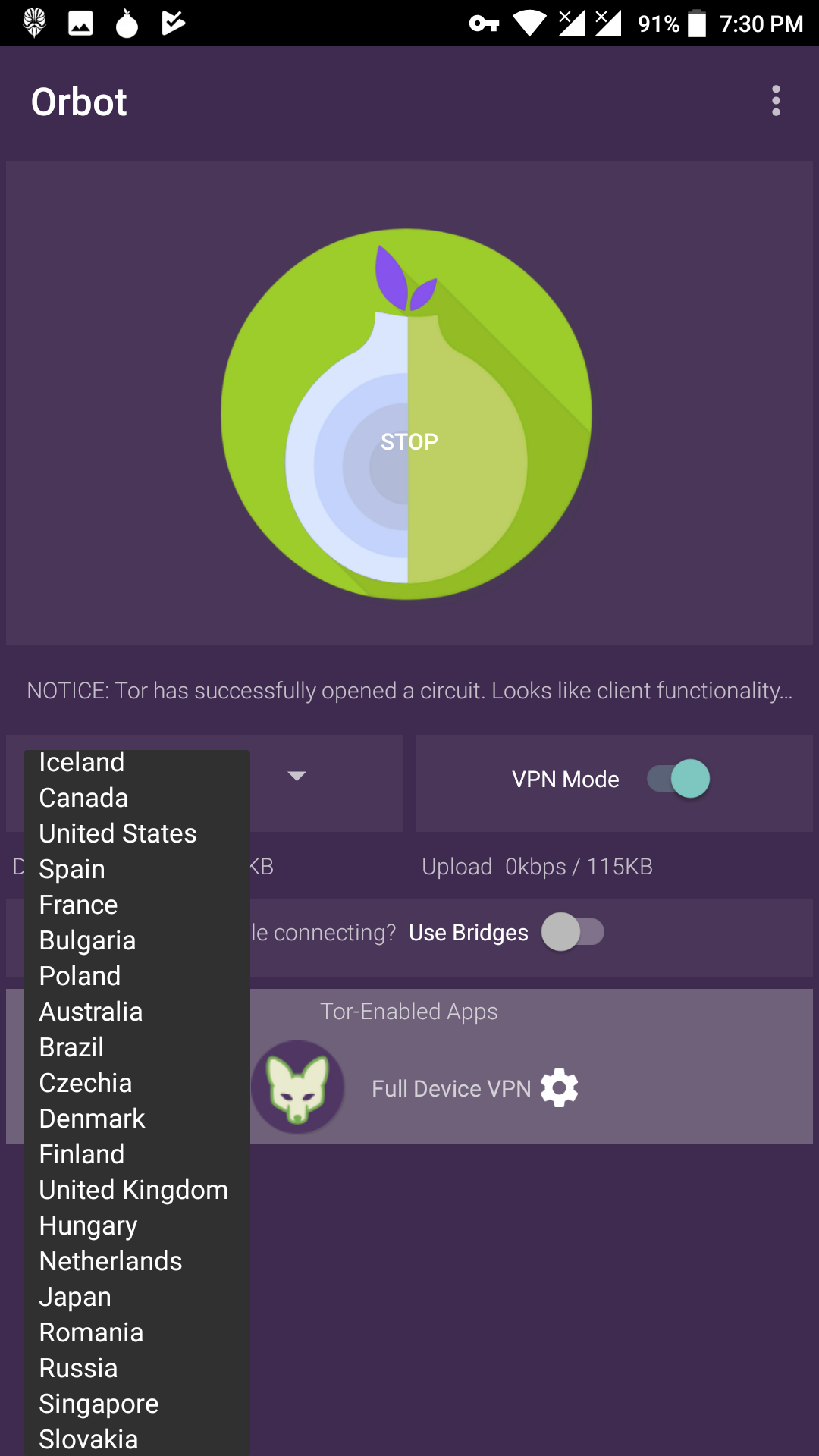 orbox - tor for android