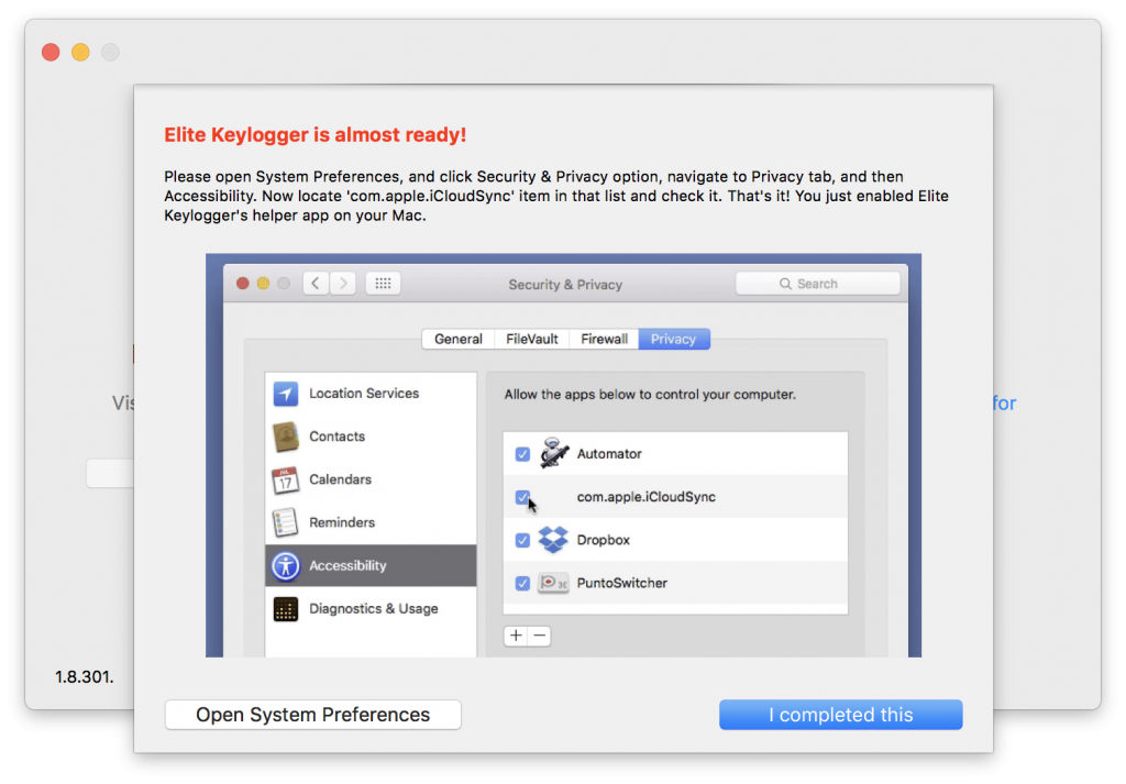 eylogger mac