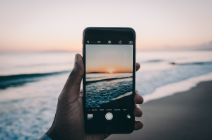 using phone while traveling