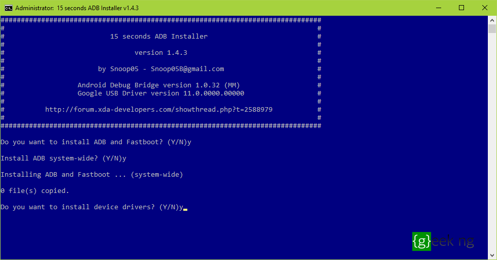 install adb and fastboot
