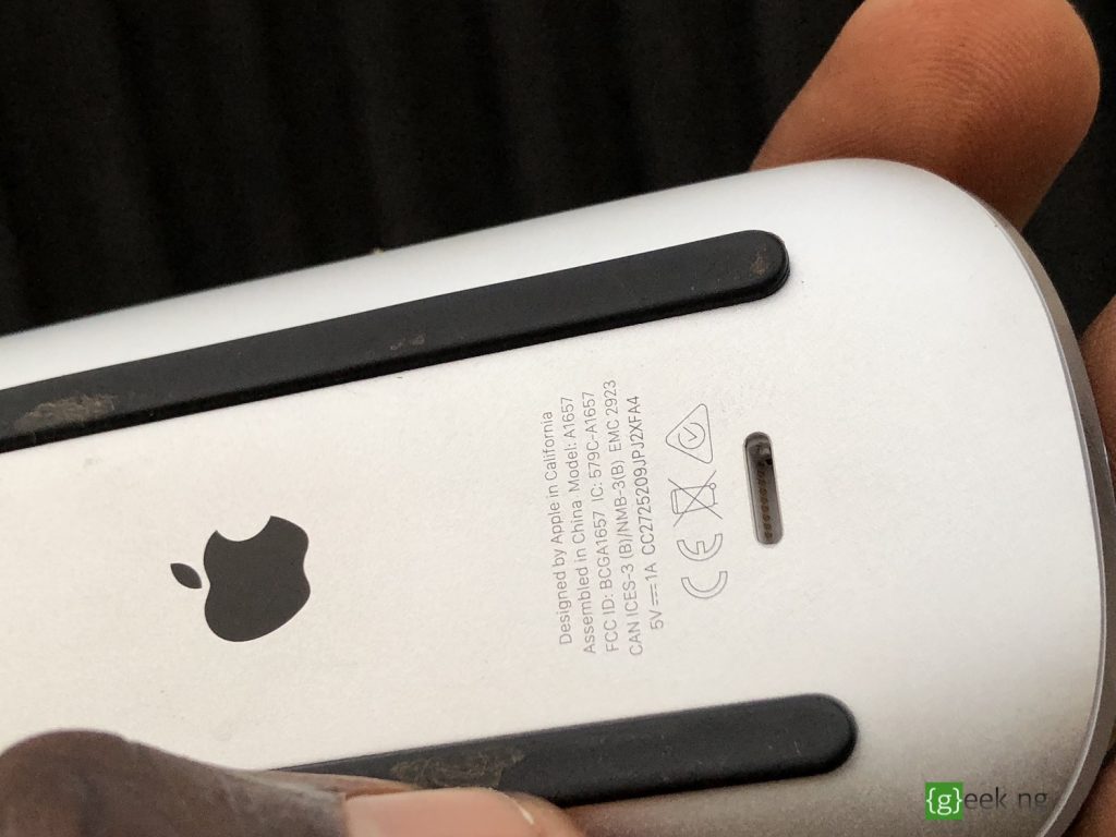 magic mouse lightning port