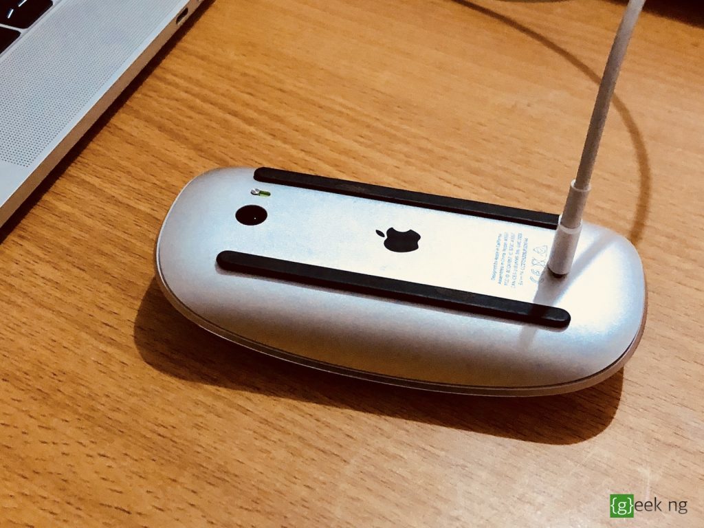 magic mouse charging port