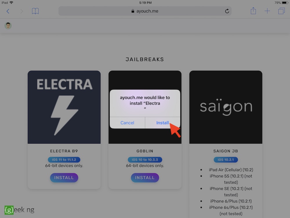 install electra