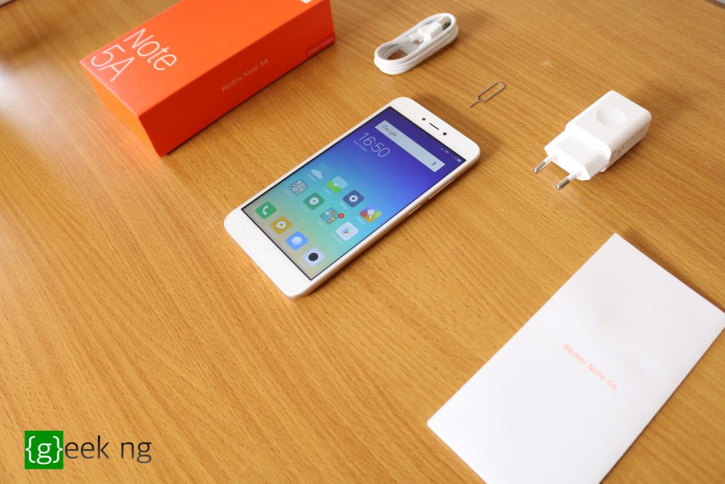 redmi note 5a unboxed